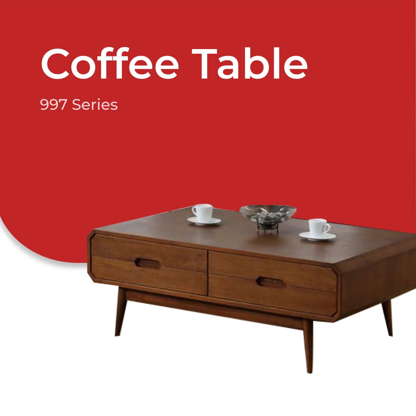 Goodnite Living Set (997 Series), 6.5Ft TV Cabinet/ Coffee Table/ Dining Cabinet/ Side Table/ Small Display Cabinet