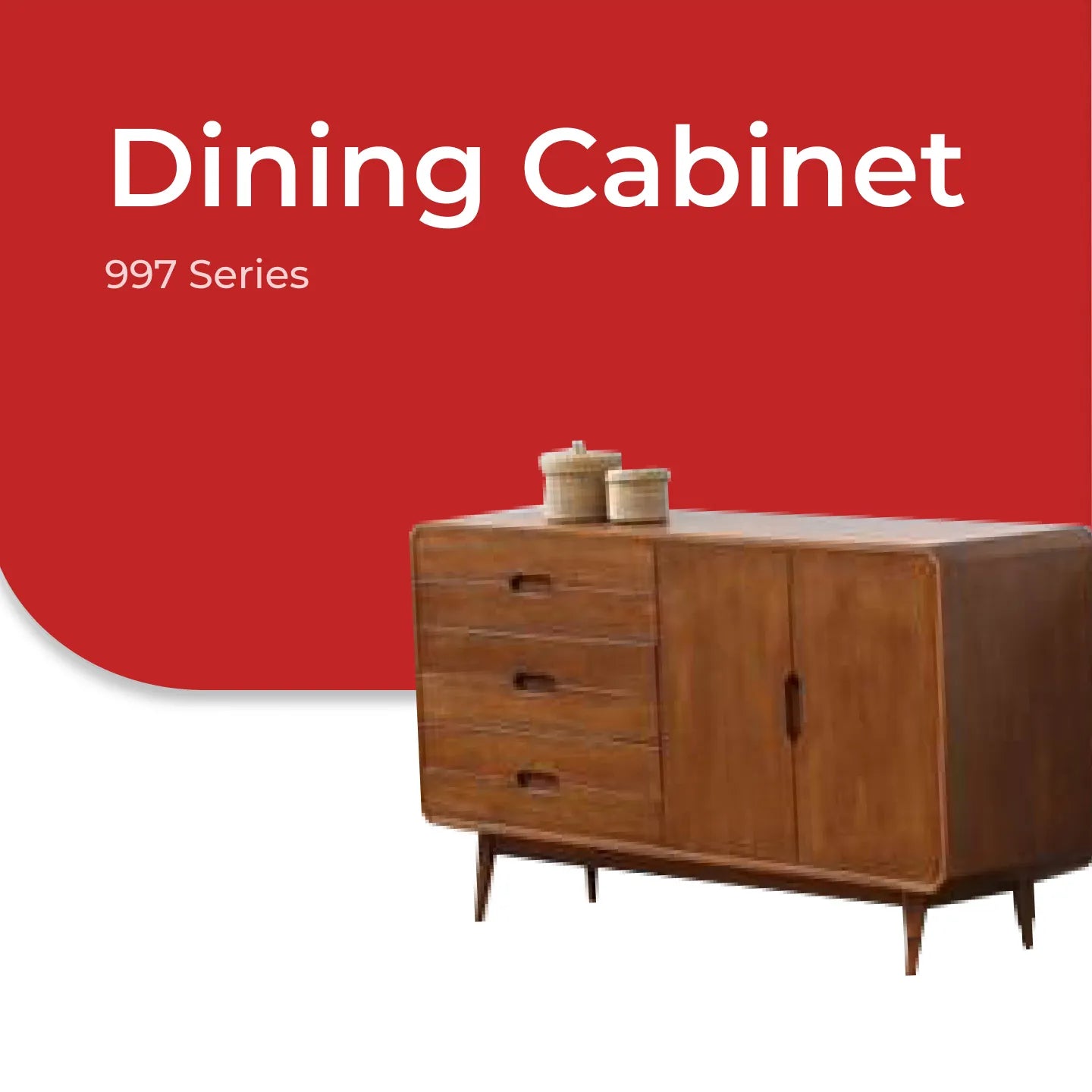 Goodnite Living Set (997 Series), 6.5Ft TV Cabinet/ Coffee Table/ Dining Cabinet/ Side Table/ Small Display Cabinet
