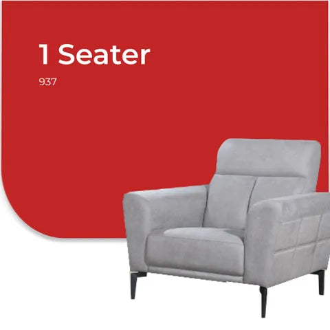 Goodnite Modern Fabric Sofa (937), 1 Seater/ 2 Seater/ 3 Seater/ 2+3 Seater, 5 Years Warranty