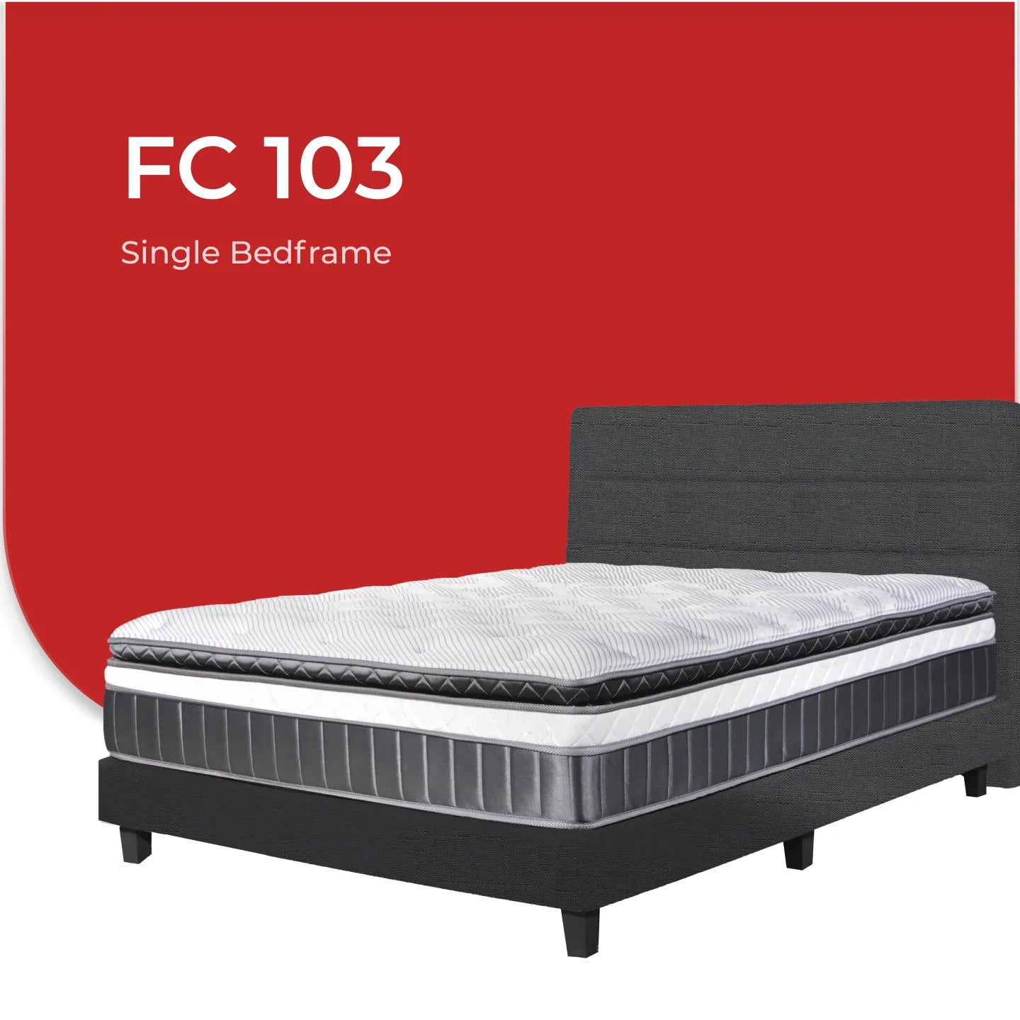 Goodnite FC103 Bedframe (Single/ Super Single/ Queen/ King)