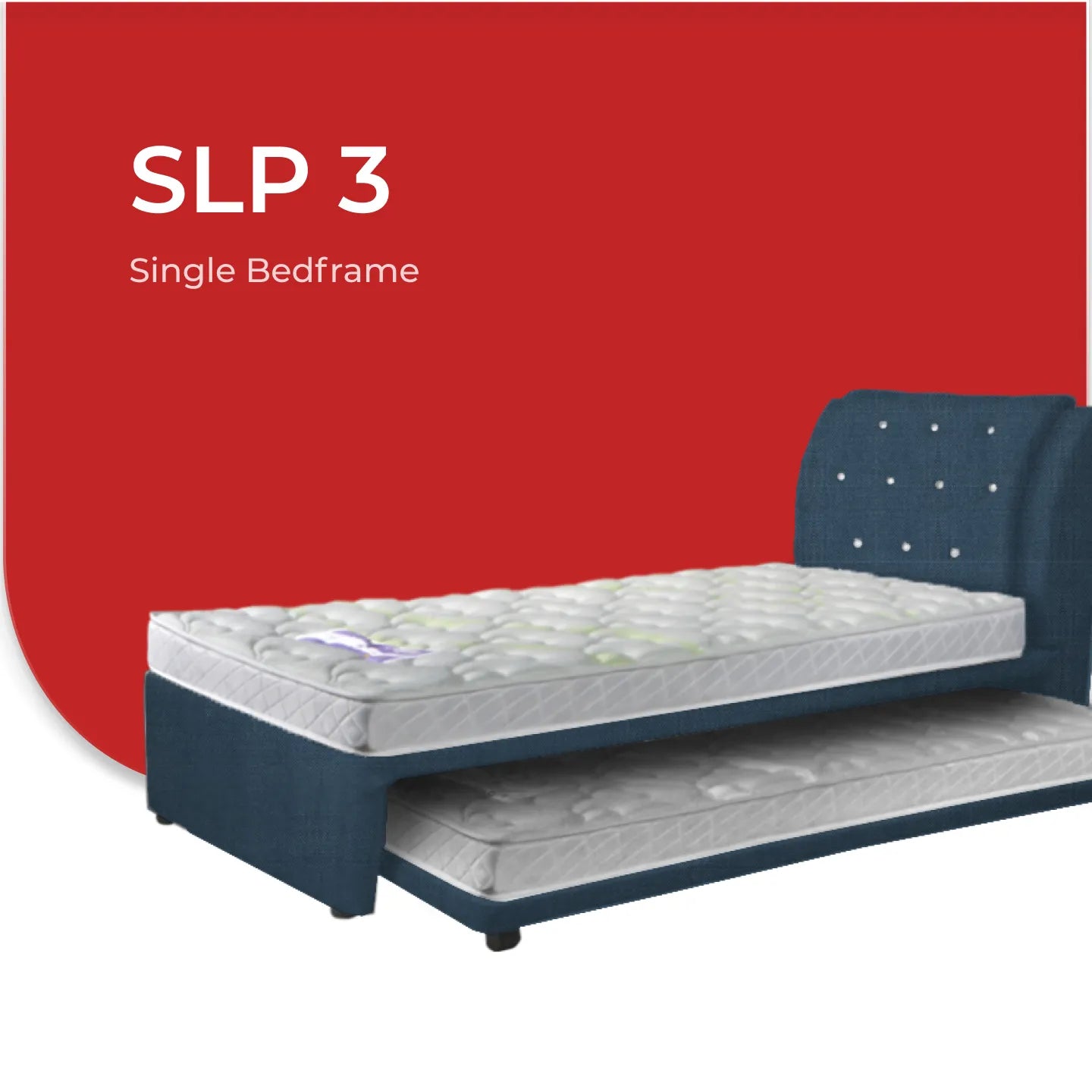 Goodnite SLP 3 Bedframe (Single or Super Single Top + Single Size Bottom Wooden Pull Out Multi Divan)