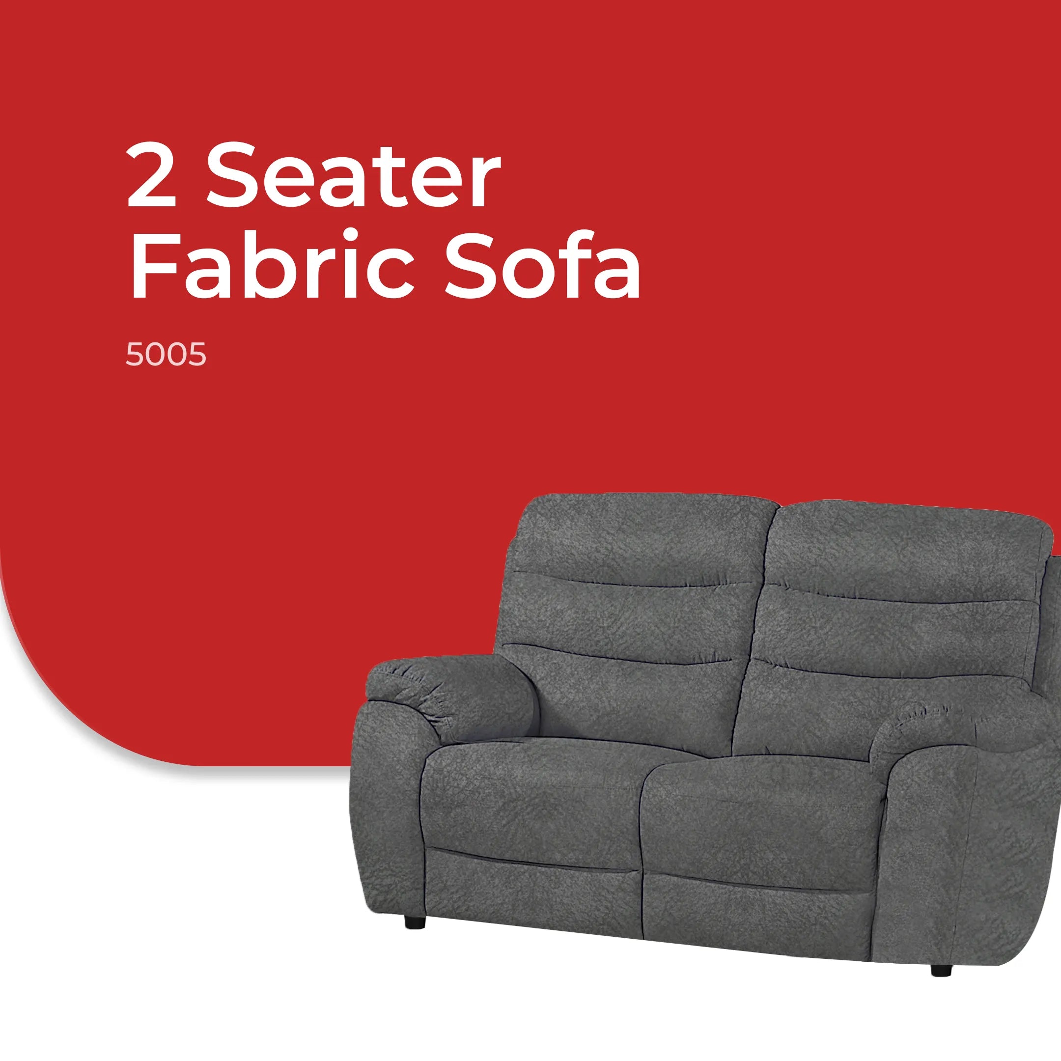 Goodnite Fabric Recliner Sofa (5005), 1 Seater Recliner/ 2 Seater/ 3 Seater/ 1R+3 Seater, 10 Years Warranty