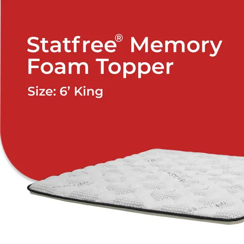 Goodnite Statfree® Memory Foam Topper (Queen/ King)