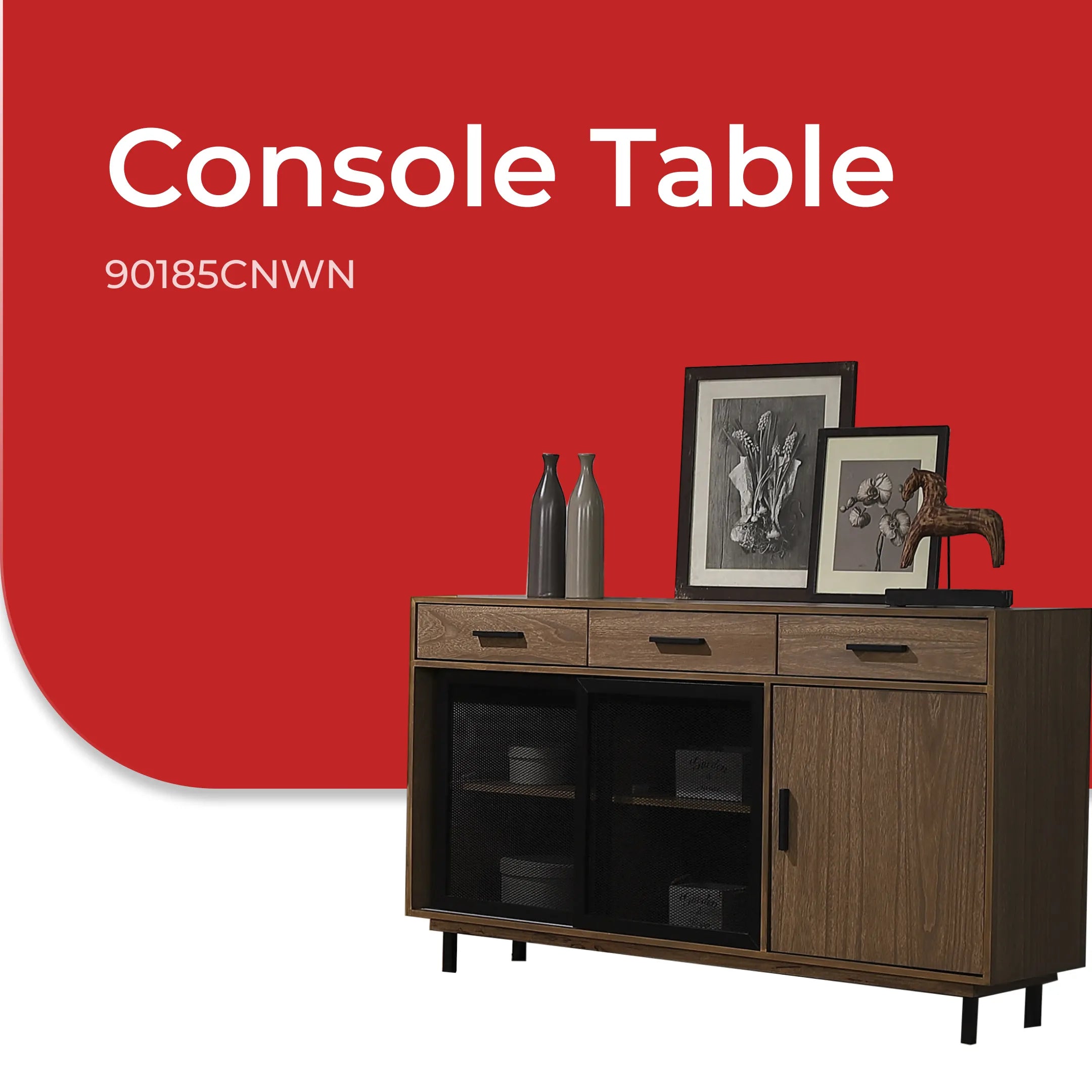 Goodnite Living Set (9018 Series), 6Ft TV Cabinet/ Coffee Table/ Console Table