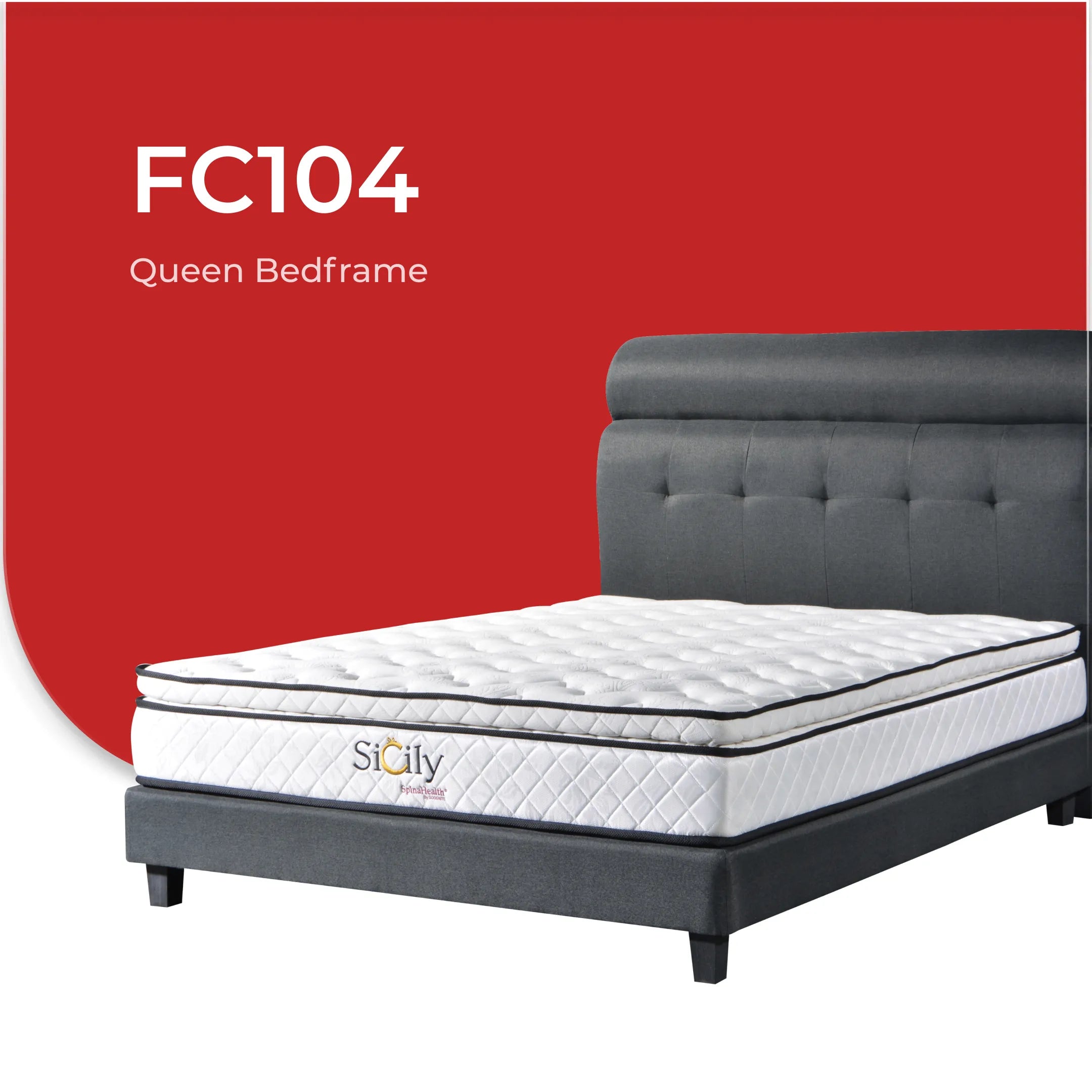 Goodnite FC104 Bedframe (Single/ Super Single/ Queen/ King)