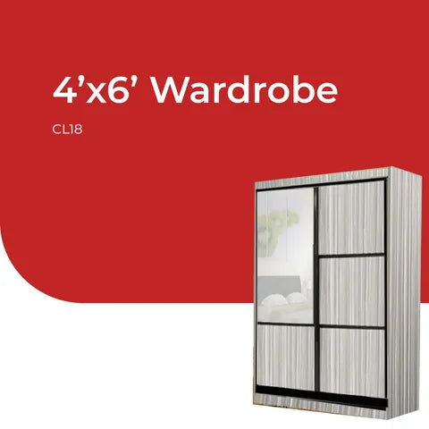 4ft x 6ft Wardrobe (CL14/18/19)