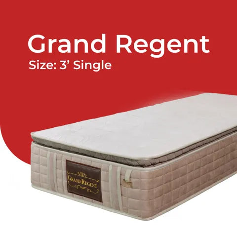 Goodnite Grand Regent 5 Zone Pocket Spring Mattress (12 Inch) with Single/ Super Single/ Queen/ King