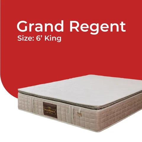 Goodnite Grand Regent 5 Zone Pocket Spring Mattress (12 Inch) with Single/ Super Single/ Queen/ King
