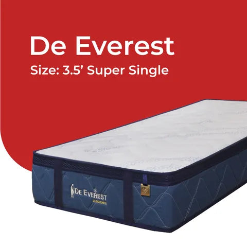 Goodnite De Everest 5 Zone Pocket Spring Mattress (11 Inch) with Single/ Super Single/ Queen/ King