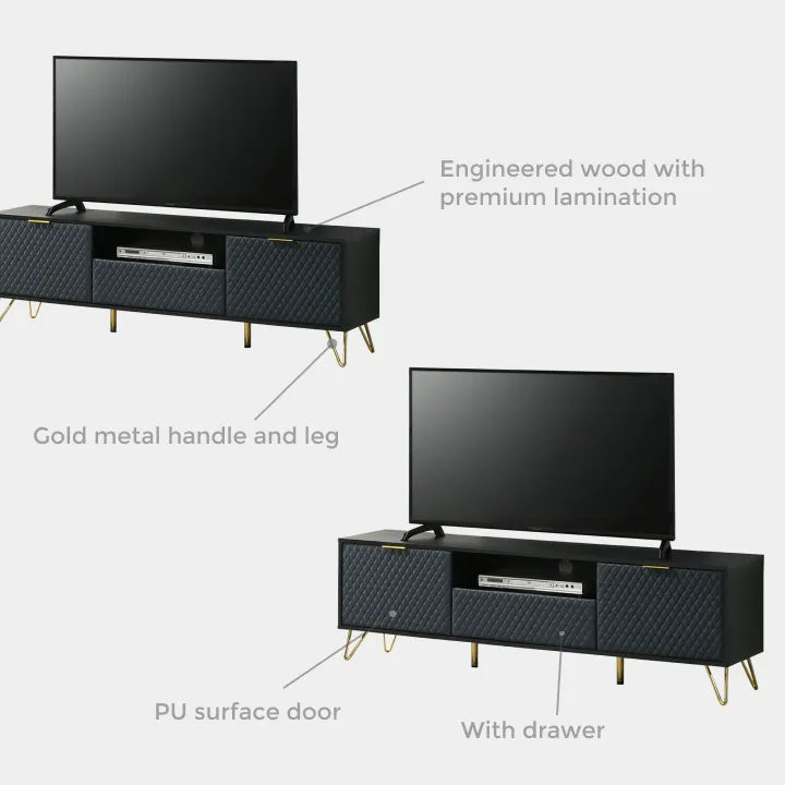 Goodnite Living Set, 6Ft TV Cabinet + Coffee Table