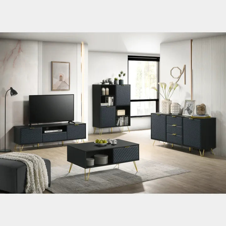 Goodnite Living Set, 6Ft TV Cabinet + Coffee Table