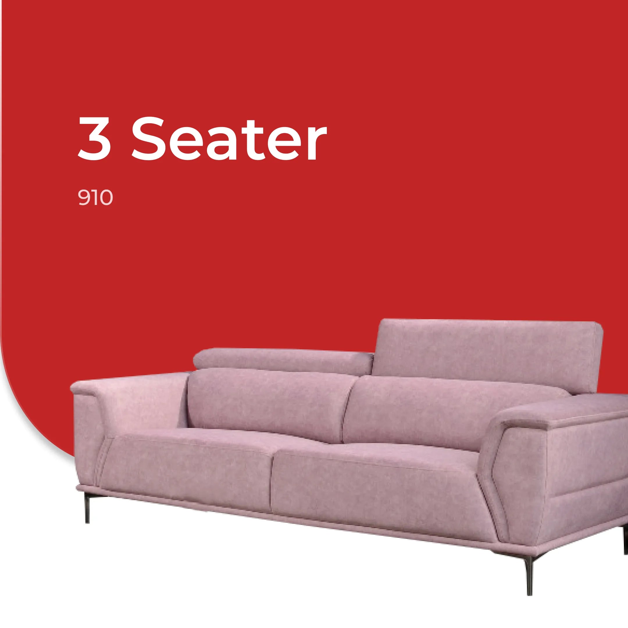 Goodnite Fabric Sofa (910), 1 Seater/ 2 Seater/ 3 Seater/ 2+3 Seater, 5 Years Warranty