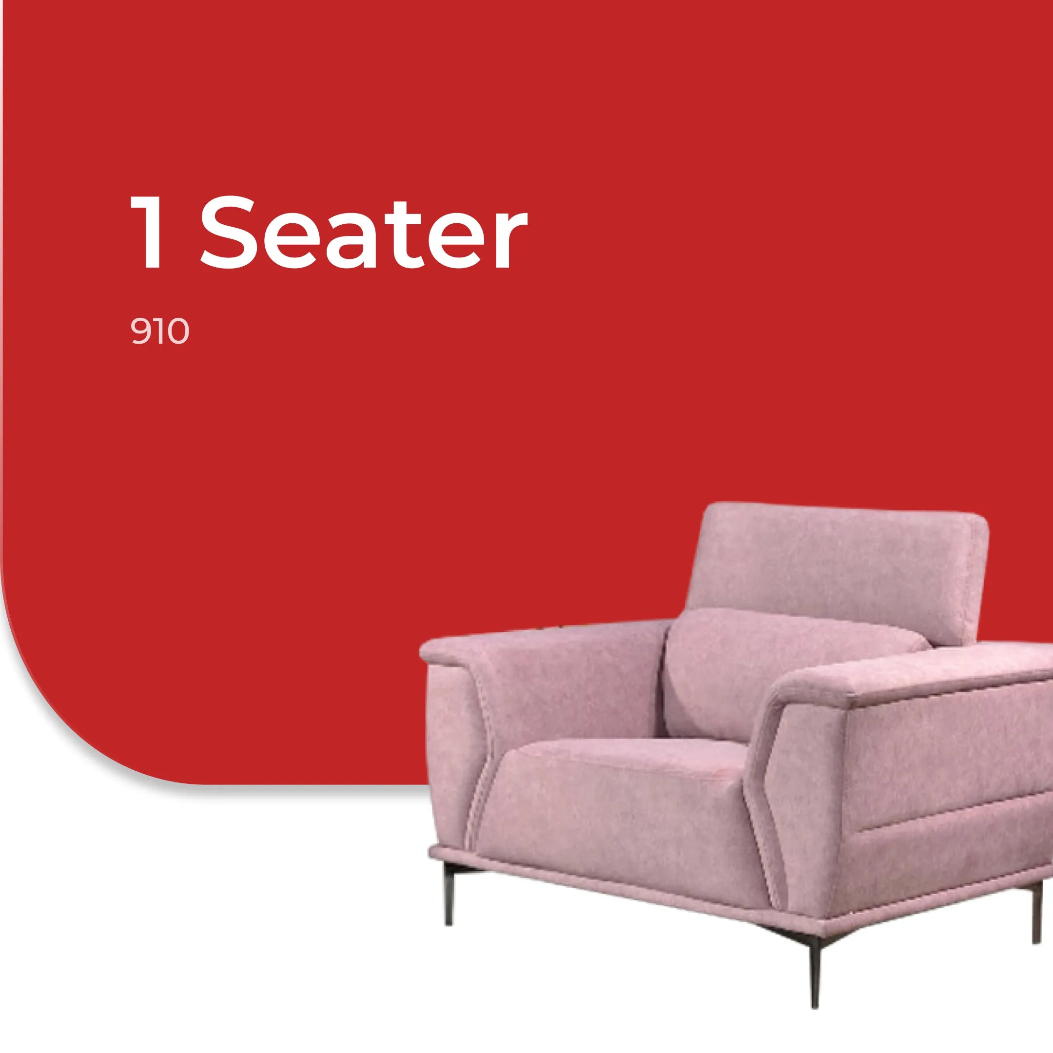 Goodnite Fabric Sofa (910), 1 Seater/ 2 Seater/ 3 Seater/ 2+3 Seater, 5 Years Warranty