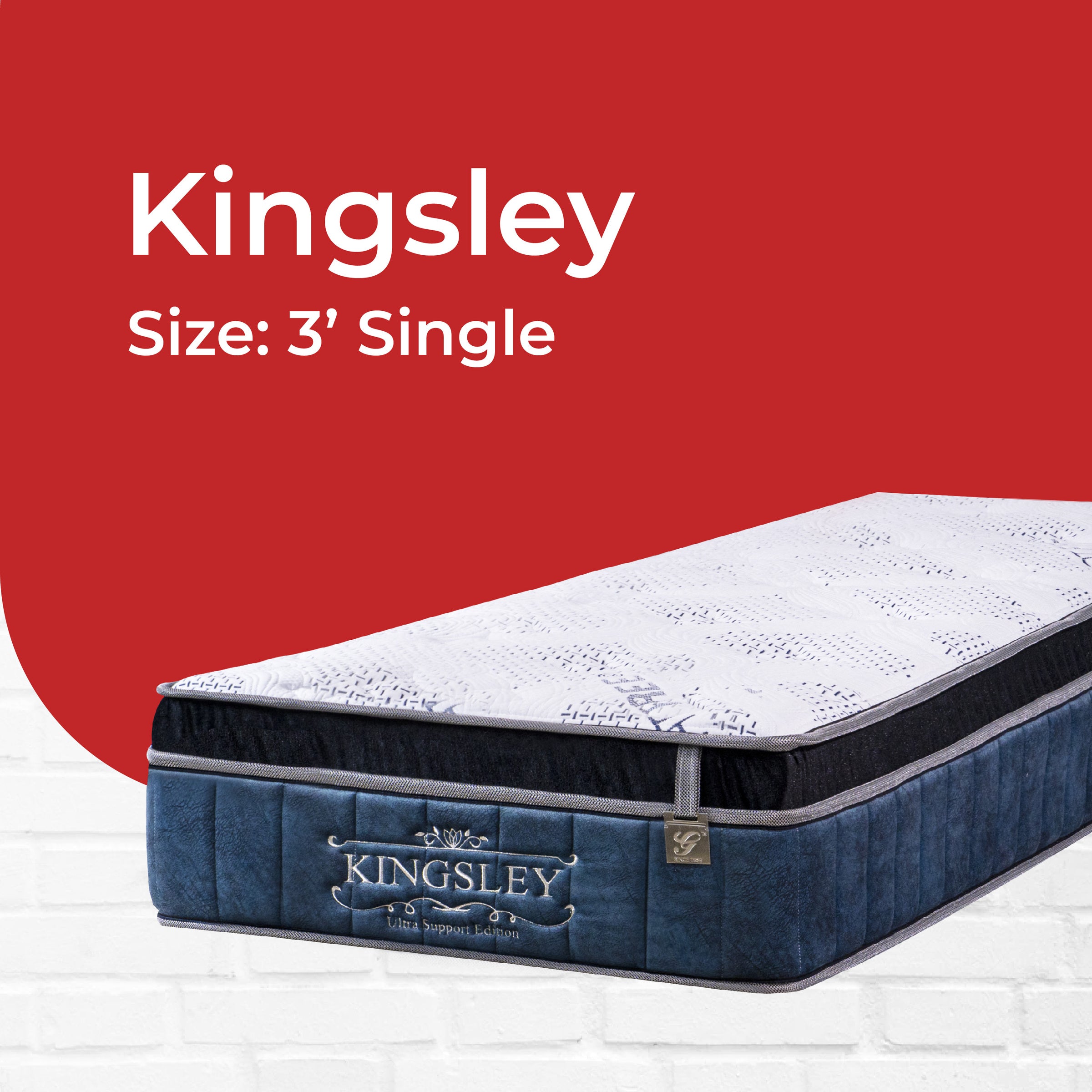 Goodnite Kingsley DPC Spring Mattress (11 Inch) with Single/ Super Single/ Queen/ King