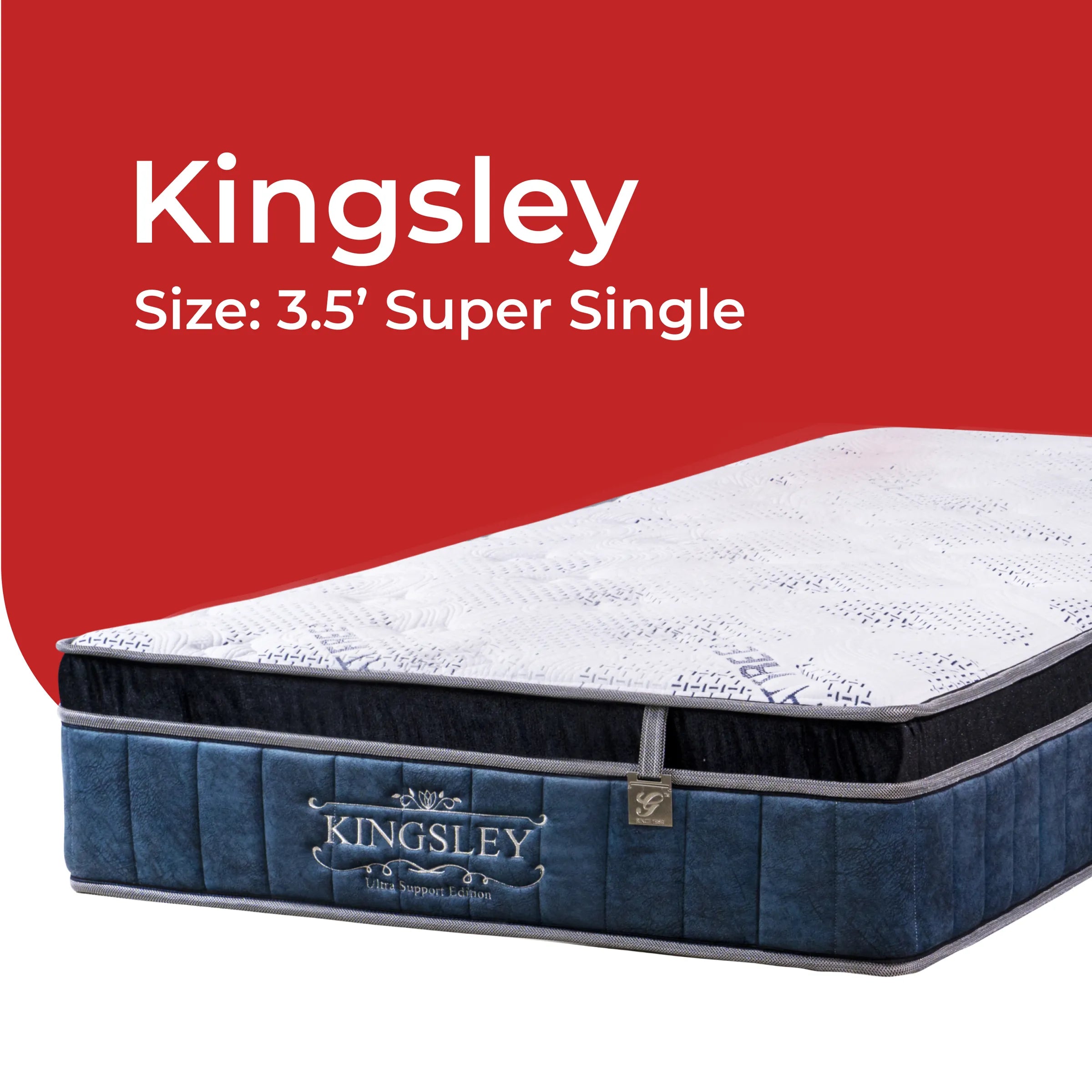 Goodnite Kingsley DPC Spring Mattress (11 Inch) with Single/ Super Single/ Queen/ King