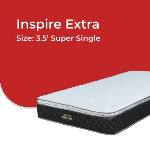 Goodnite Inspire Extra Rebond Foam Mattress (10 Inch) with Single/ Super Single/ Queen/ King