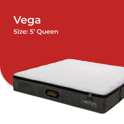 Goodnite Vega 5 Zone Pocket Spring Mattress (12.5 Inch) with Single/ Super Single/ Queen/ King