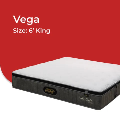 Goodnite Vega 5 Zone Pocket Spring Mattress (12.5 Inch) with Single/ Super Single/ Queen/ King