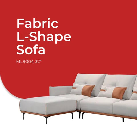 Goodnite Fabric L-Shape Sofa (ML9004), 5 Years Warranty