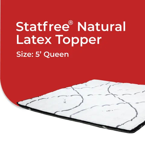 Goodnite Statfree® Natural Latex Topper (Single/ Super Single/ Queen/ King)
