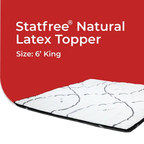 Goodnite Statfree® Natural Latex Topper (Single/ Super Single/ Queen/ King)