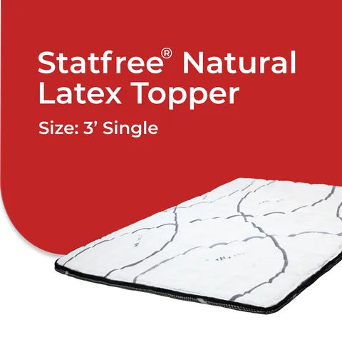 Goodnite Statfree® Natural Latex Topper (Single/ Super Single/ Queen/ King)