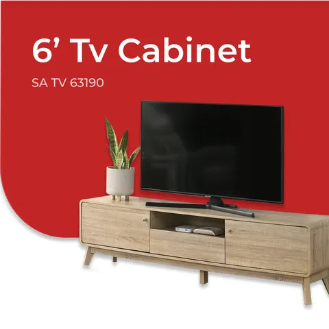 Goodnite Living Set (SATV63190+SACT63191), 6Ft TV Cabinet/ Coffee Table