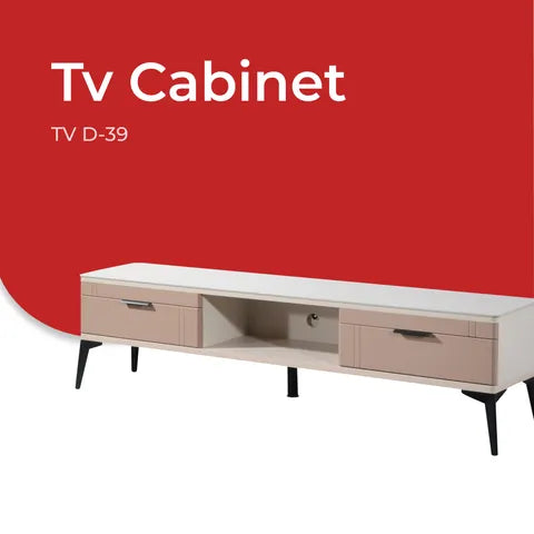 Goodnite TV Cabinet + Coffee Table Set (Metal Leg)