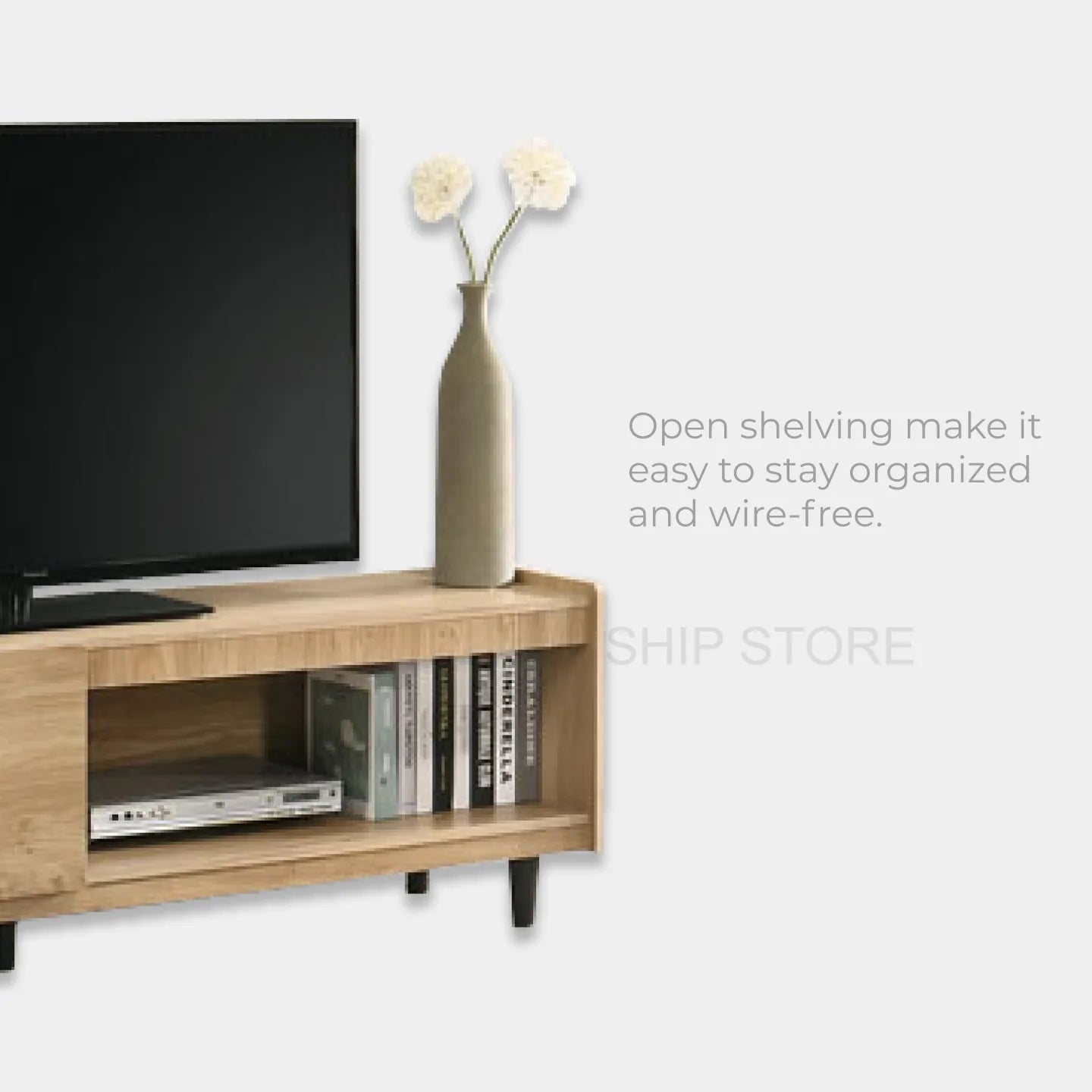 Goodnite 6Ft TV Cabinet + Coffee Table Set (PVC Leg)