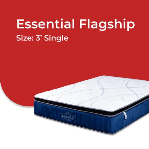 Goodnite Essential Flagship 5 Zone Pocket Spring Mattress (12 Inch) with Single/ Super Single/ Queen/ King