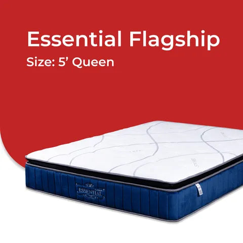 Goodnite Essential Flagship 5 Zone Pocket Spring Mattress (12 Inch) with Single/ Super Single/ Queen/ King