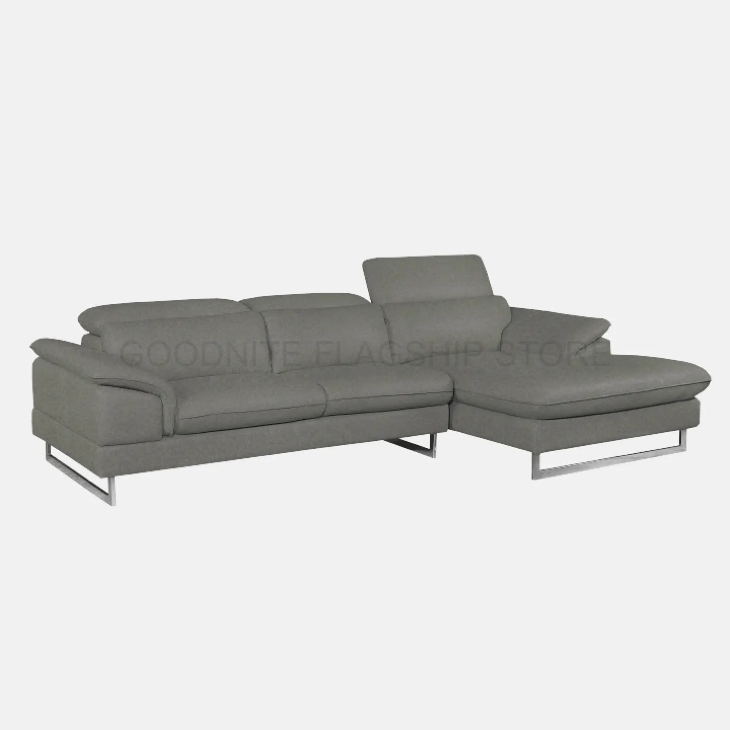 Goodnite Fabric L-Shape Sofa (8507L), 10 Years Warranty
