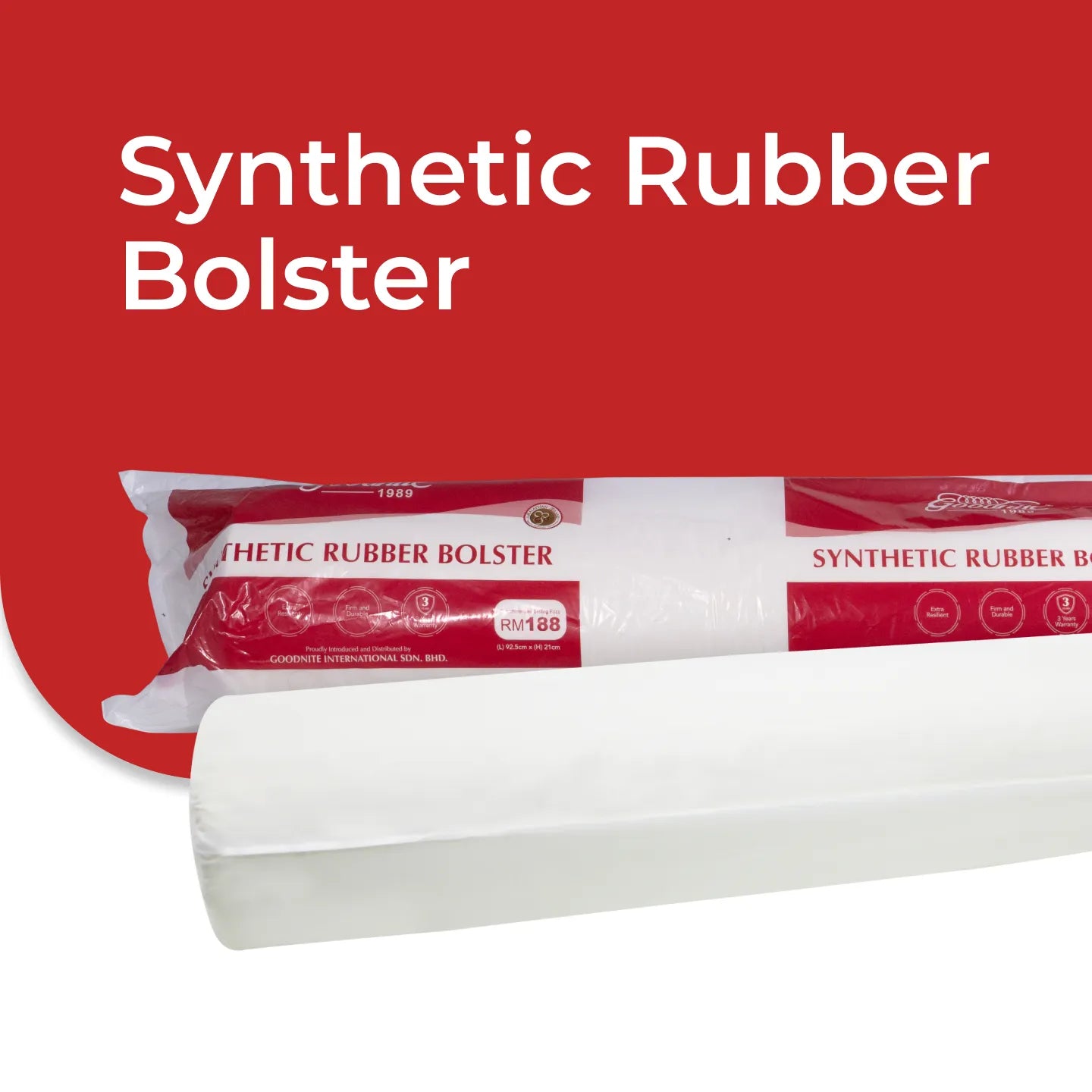 Goodnite Synthetic Rubber Bolster (Firm)