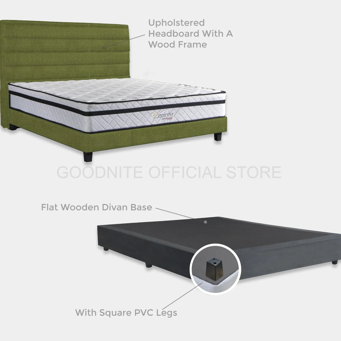 Goodnite FC102 Bedframe (Queen/ King)