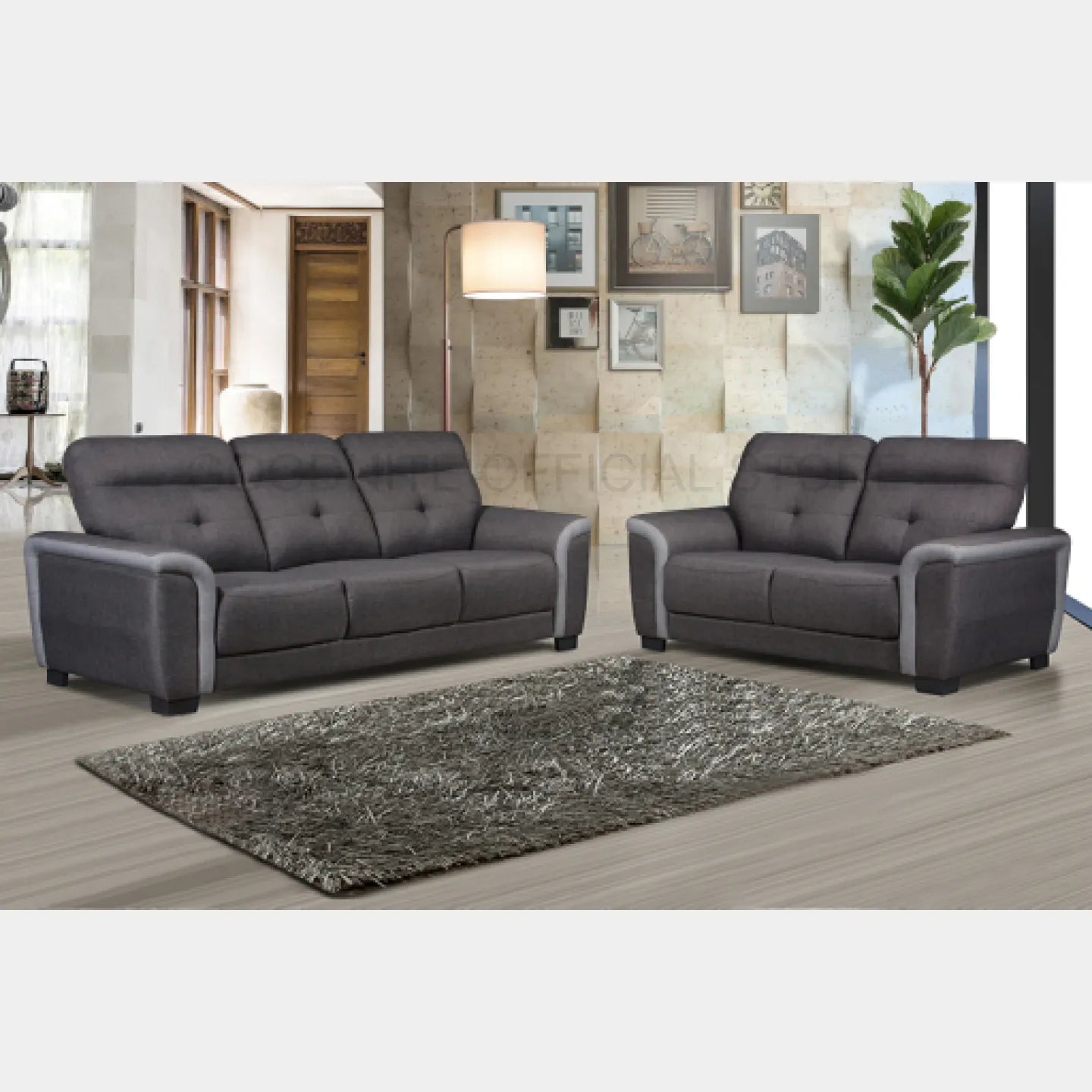 Goodnite Fabric Sofa (ML3700), 1 Seater/ 2 Seater/ 3 Seater/ 2+3 Seater, 3 Years Warranty