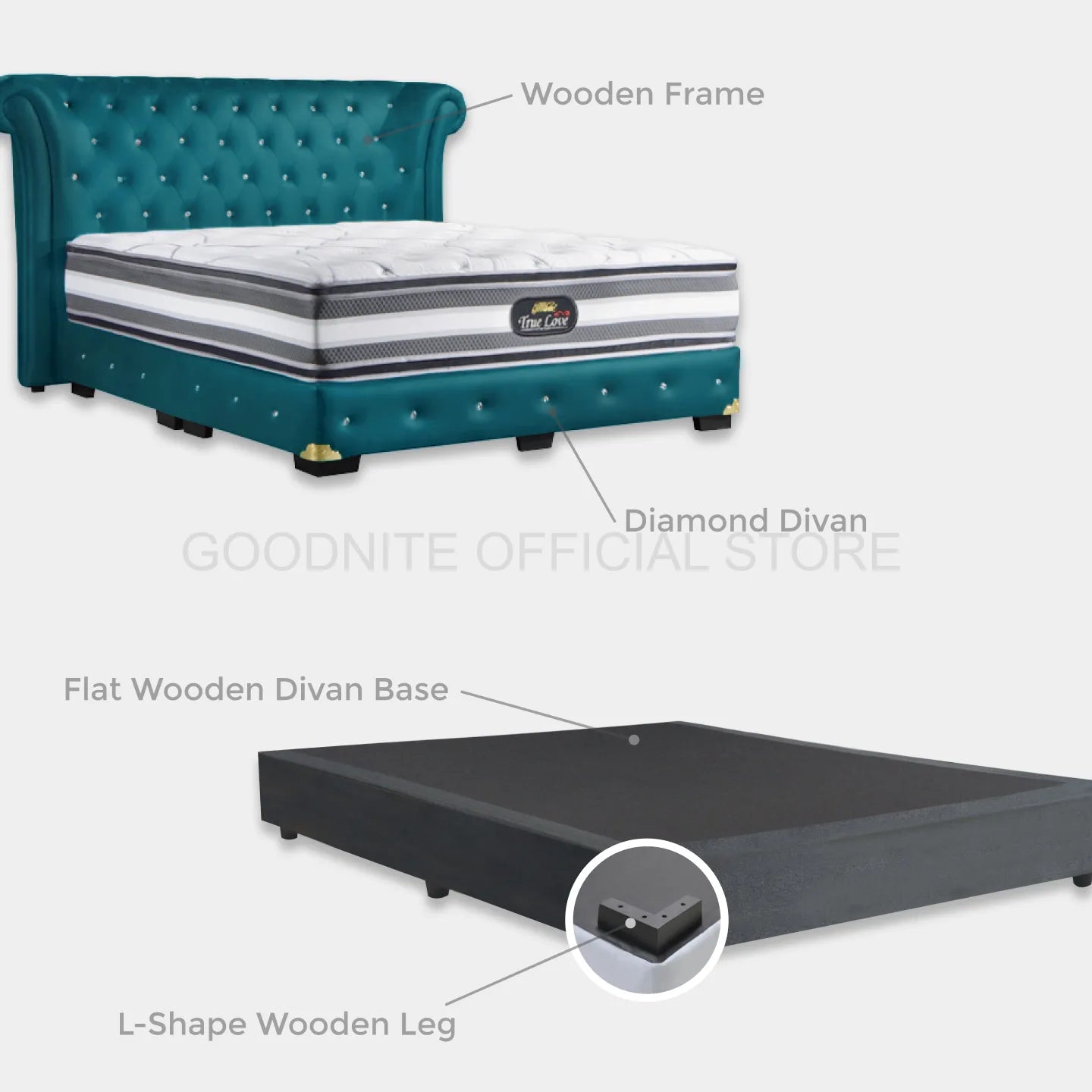 Goodnite CS8000 Bedframe (Queen/ King)