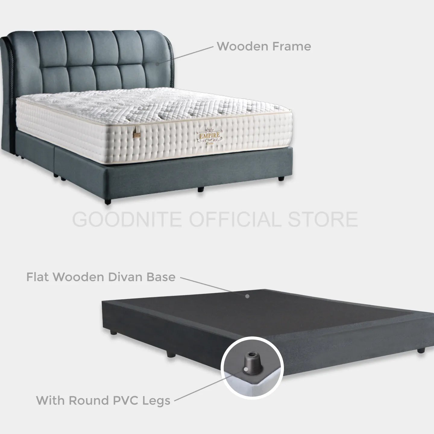 Goodnite CS8866 Bedframe (Queen/ King)