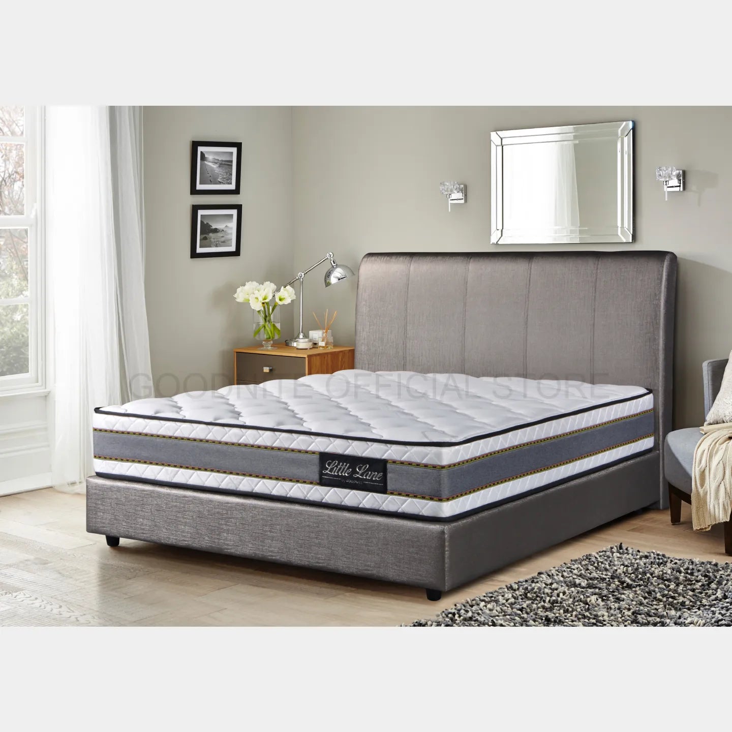 Goodnite EC101 Bedframe (Single/ Super Single/ Queen/ King)