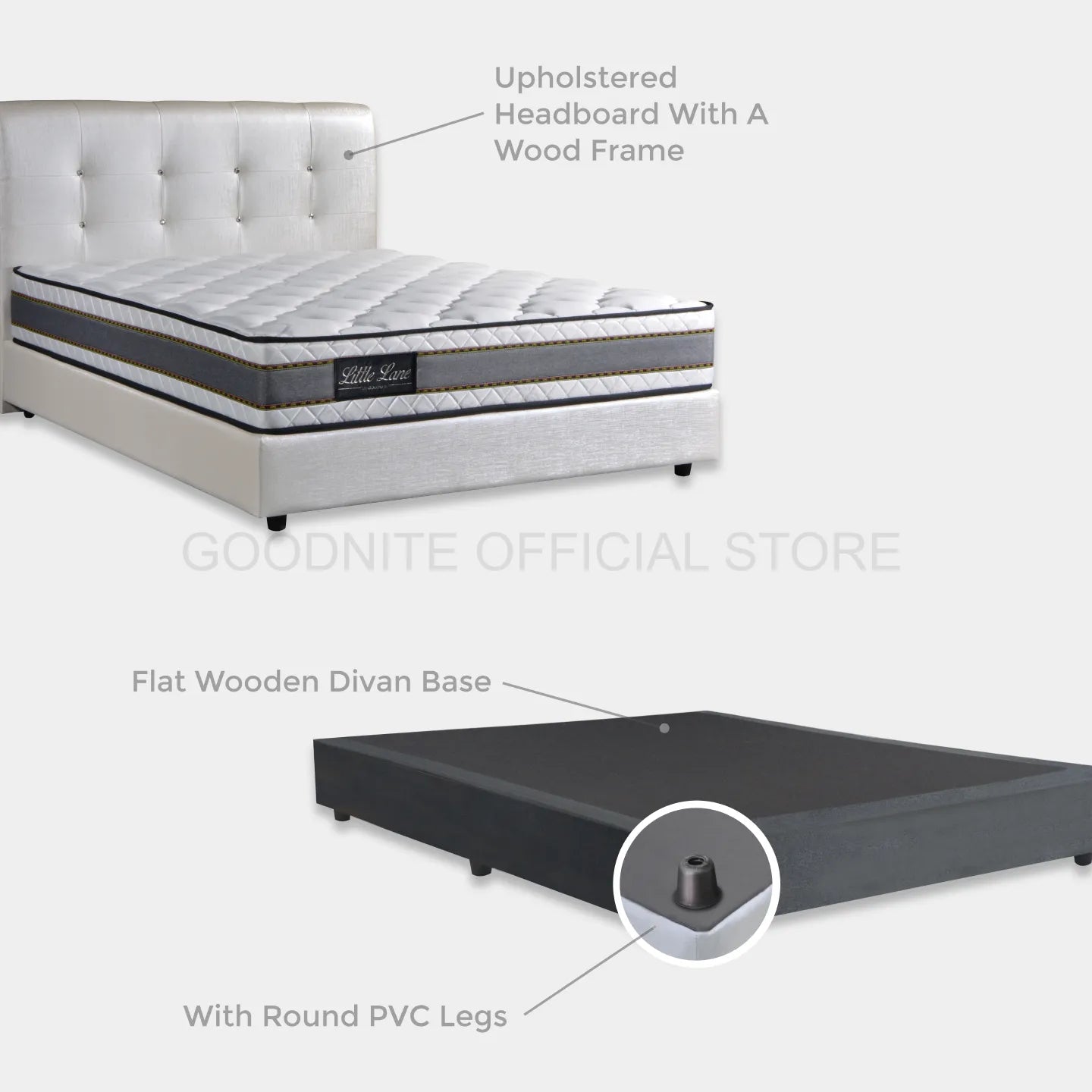 Goodnite EC105 Bedframe (Single/ Super Single/ Queen/ King)