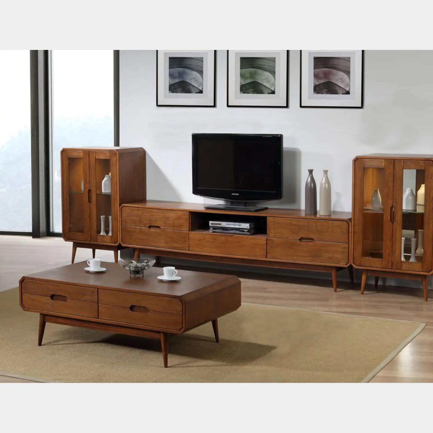 Goodnite Living Set (997 Series), 6.5Ft TV Cabinet/ Coffee Table/ Dining Cabinet/ Side Table/ Small Display Cabinet