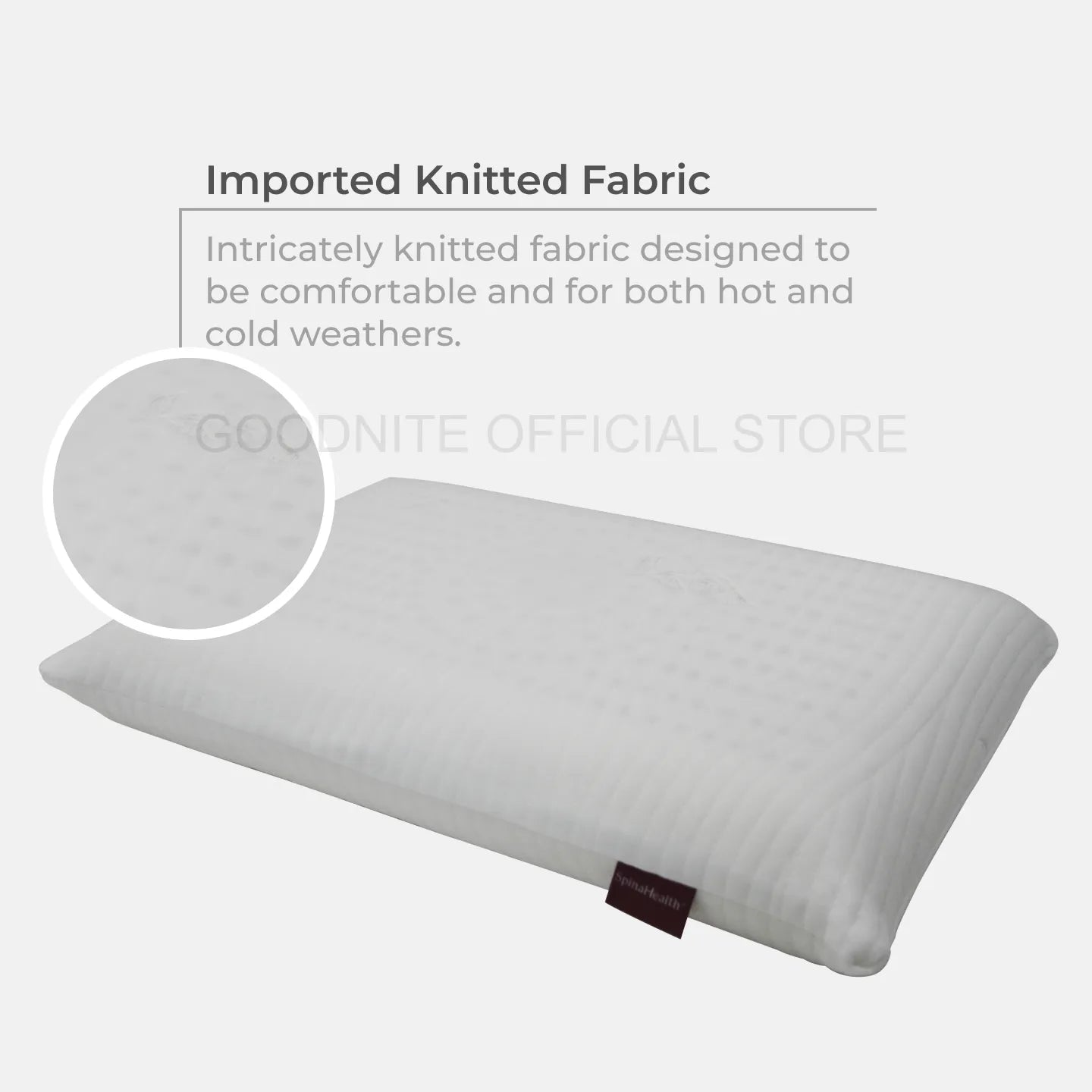 Goodnite Silk Touch Latex Pillow 62cm x 39cm x 11cm