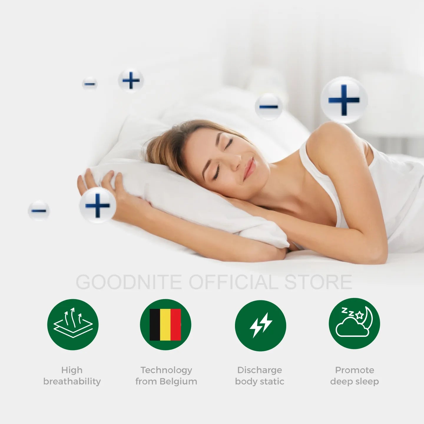 Goodnite Statfree® Contour Latex Foam Pillow (Soft)