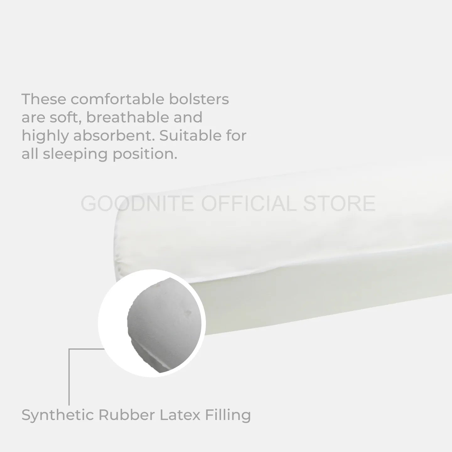 Goodnite Synthetic Rubber Bolster (Firm)