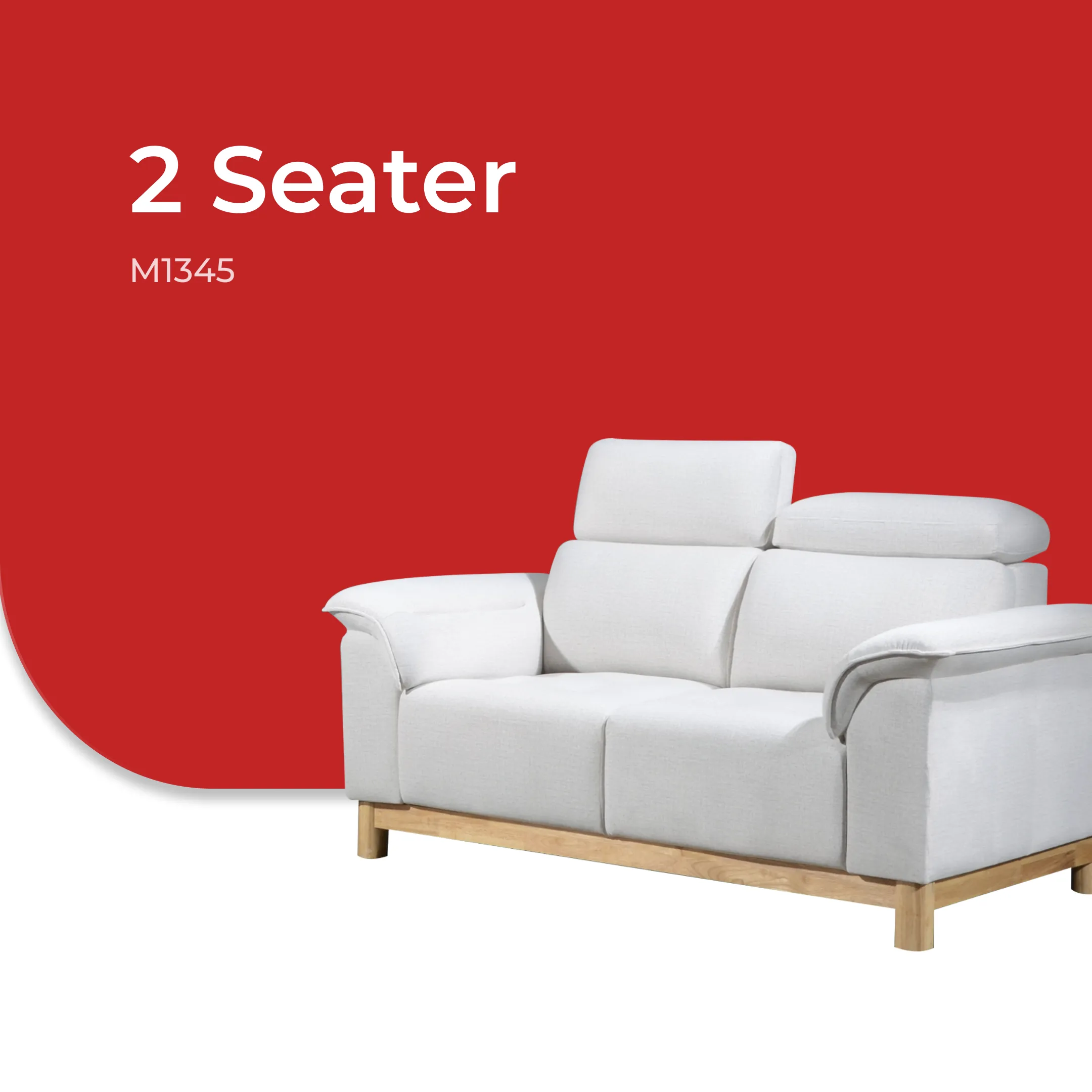Goodnite Muji Sofa (M1345),  1 Seater/ 2 Seater/ 3 Seater/ 2+3 Seater/ 5 Years Warranty