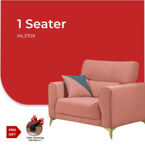 Goodnite Fabric Sofa (ML3709), 1 Seater/ 2 Seater/ 3 Seater/ 2+3 Seater, 5 Years Warranty