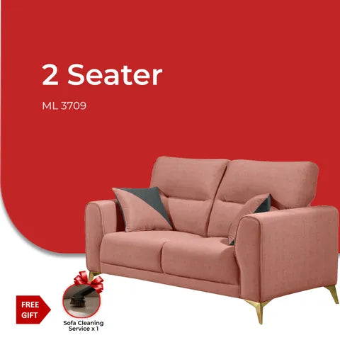 Goodnite Fabric Sofa (ML3709), 1 Seater/ 2 Seater/ 3 Seater/ 2+3 Seater, 5 Years Warranty