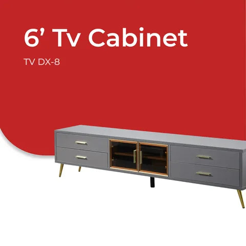 Goodnite Living Set, 6Ft TV Cabinet + Coffee Table