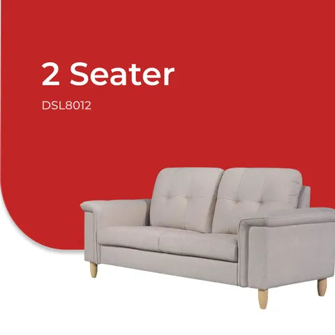 Goodnite Fabric Sofa (DSL8012), 1 Seater/ 2 Seater/ 3 Seater/ 5 Years Warranty