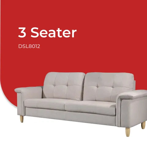 Goodnite Fabric Sofa (DSL8012), 1 Seater/ 2 Seater/ 3 Seater/ 5 Years Warranty