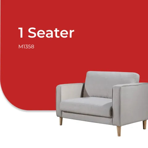 Goodnite Fabric Sofa (M1358), 1 Seater/ 2 Seater/ 3 Seater/ 2+3 Seater, 5 Years Warranty